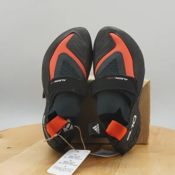 Adidas Five Ten 5.10 Aleon VCS Climbing Mens 10.5 Shoes Black Red Stealth Rubber