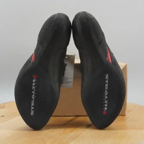 Adidas Five Ten 5.10 Aleon VCS Climbing Mens 10.5 Shoes Black Red Stealth Rubber