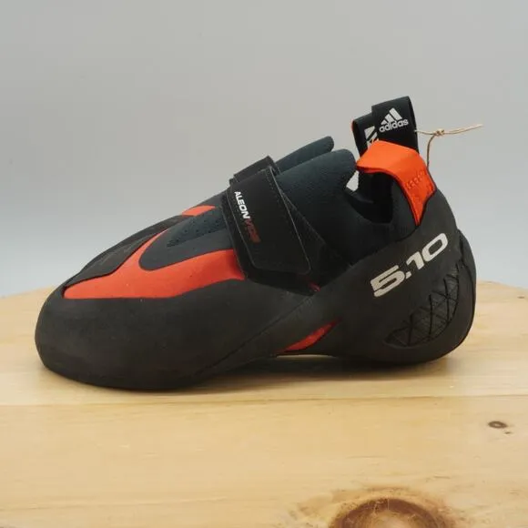 Adidas Five Ten 5.10 Aleon VCS Climbing Mens 10.5 Shoes Black Red Stealth Rubber
