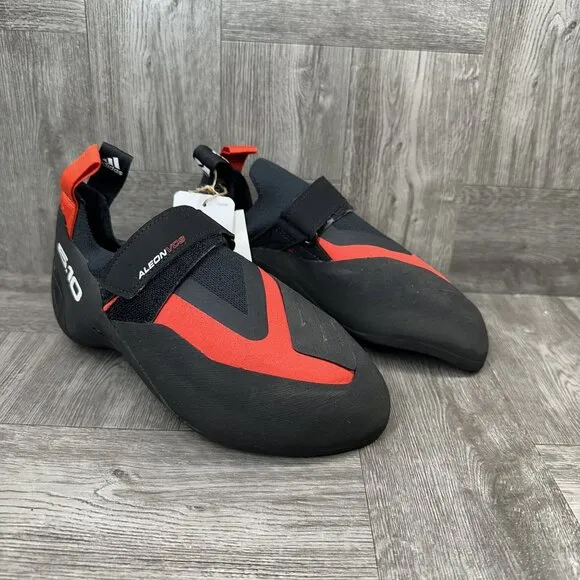 Adidas Five Ten Aleon Climbing Men's size 8.5 Black Red Shoes 5.10