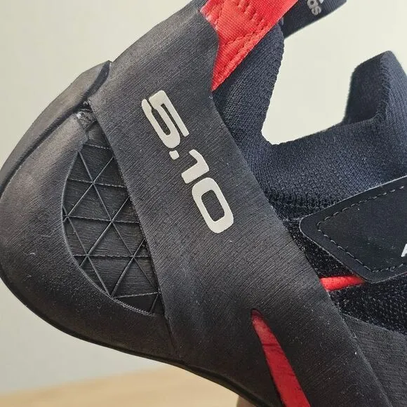 Adidas Five Ten Aleon Climbing Shoes Men's 11 Black Red Stealth C4 BC0861 510