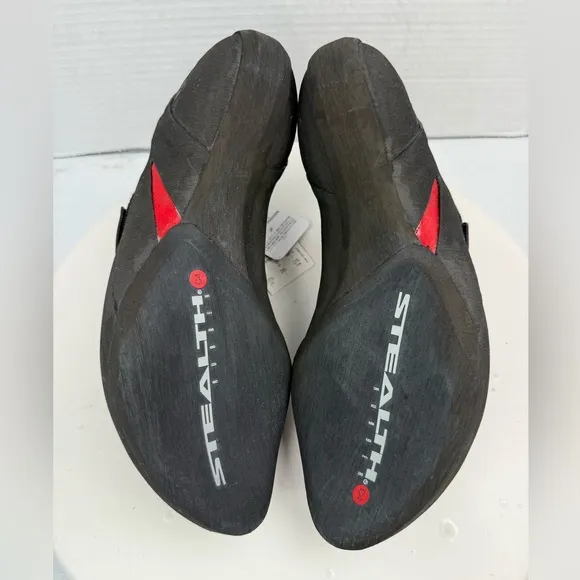 ADIDAS Five Ten Aleon Climbing Shoes Mens Black Red BC0861 Size 10.5 NEW Stealth