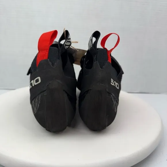 ADIDAS Five Ten Aleon Climbing Shoes Mens Black Red BC0861 Size 10.5 NEW Stealth