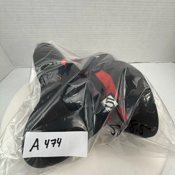 ADIDAS Five Ten Aleon Climbing Shoes Mens Black Red BC0861 Size 8.5 NEW Stealth