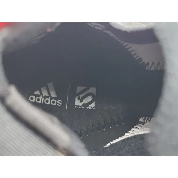 Adidas Five Ten Aleon Climbing Shoes Mens Size 10 Black &amp; Red BC0861