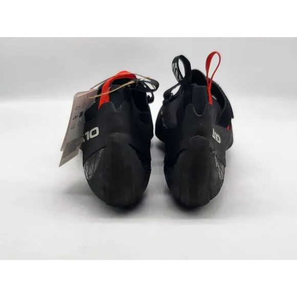 Adidas Five Ten Aleon Climbing Shoes Mens Size 10 Black &amp; Red BC0861