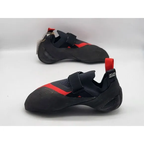 Adidas Five Ten Aleon Climbing Shoes Mens Size 10 Black &amp; Red BC0861