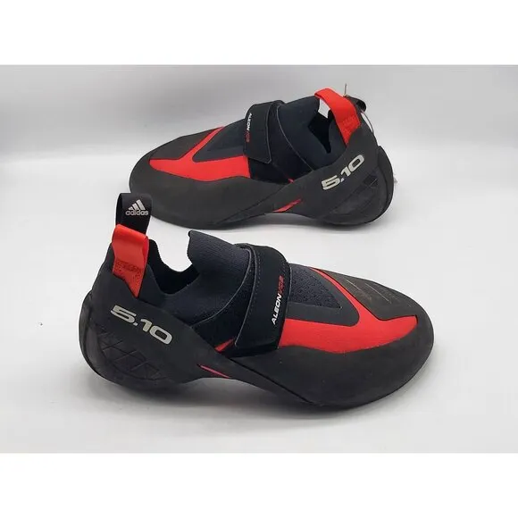 Adidas Five Ten Aleon Climbing Shoes Mens Size 10 Black &amp; Red BC0861