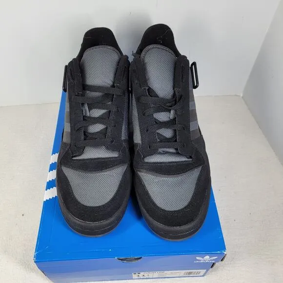 Adidas Forum Low x Cordura Shoes Mens Sz 11.5 Black Grey Athletic Sneakers Skate