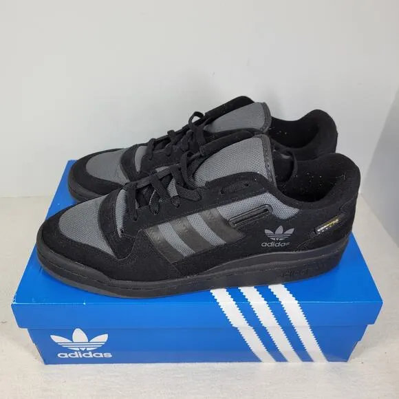 Adidas Forum Low x Cordura Shoes Mens Sz 11.5 Black Grey Athletic Sneakers Skate