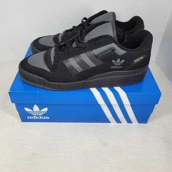 Adidas Forum Low x Cordura Shoes Mens Sz 11.5 Black Grey Athletic Sneakers Skate