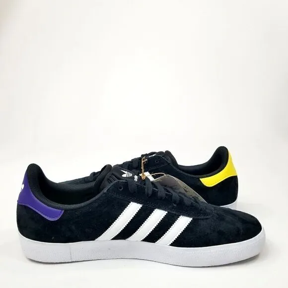 Adidas Gazelle ADV &quot;Advance&quot; Low Top Black Suede Sneakers. Men's Size: 12.5