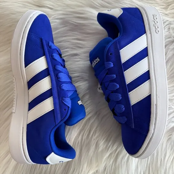 Adidas Grand Court Alpha 00S Blue Mens Skate Shoes IH3846 NEW Sz 9-11