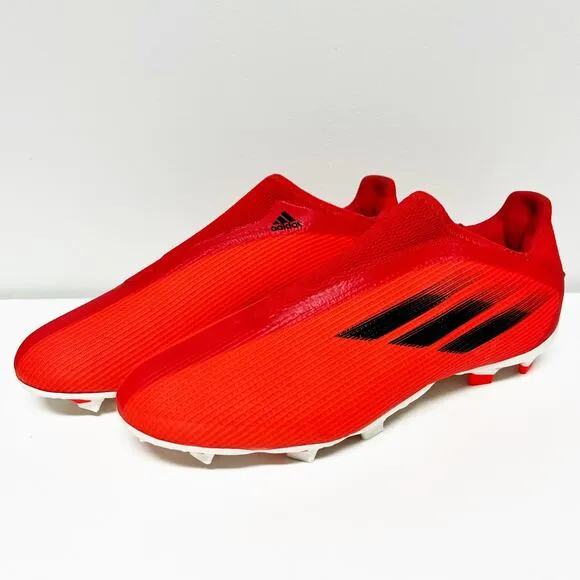 Adidas Kids X Speedflow.3 Red Laceless Soccer Football Cleats Shoes Size 5