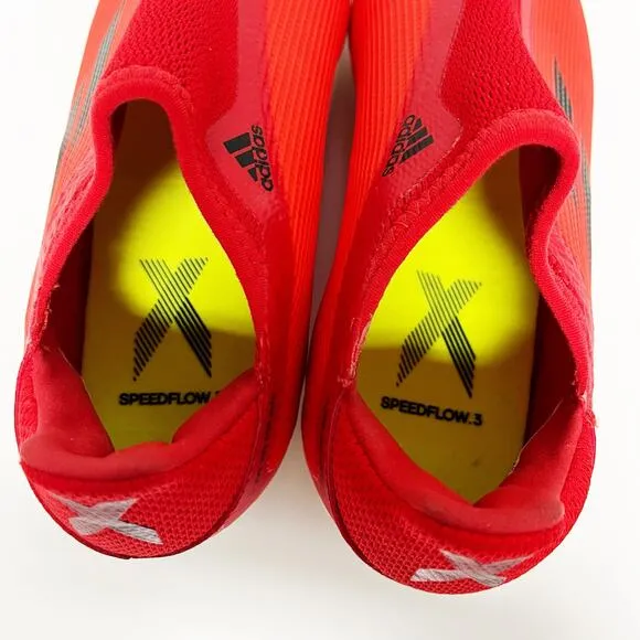 Adidas Kids X Speedflow.3 Red Laceless Soccer Football Cleats Shoes Size 5