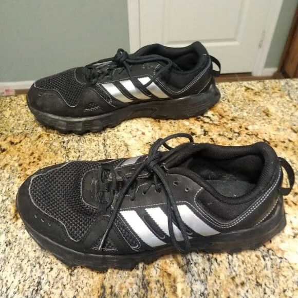 Adidas Men's Cloudfoam Black Trail Running Sneakers Shoes Size 8.5 HWA-1Y3001