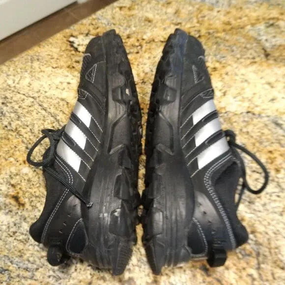 Adidas Men's Cloudfoam Black Trail Running Sneakers Shoes Size 8.5 HWA-1Y3001