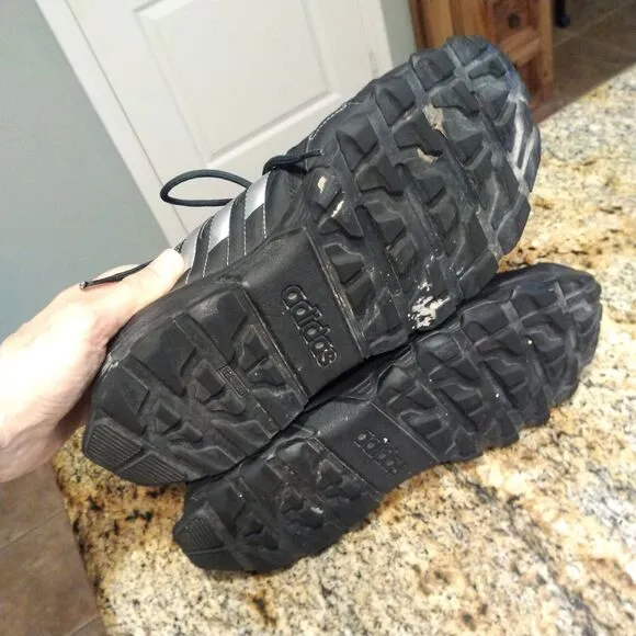 Adidas Men's Cloudfoam Black Trail Running Sneakers Shoes Size 8.5 HWA-1Y3001
