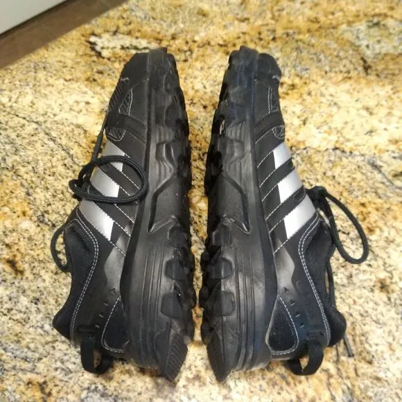 Adidas Men's Cloudfoam Black Trail Running Sneakers Shoes Size 8.5 HWA-1Y3001