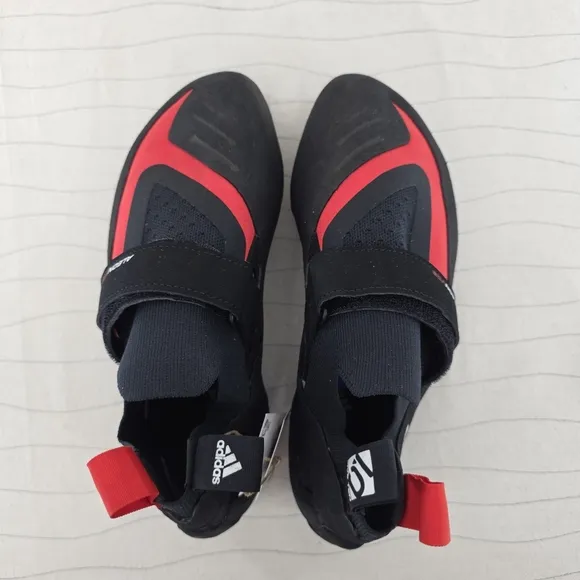 Adidas Mens Five Ten 5.10 Aleon Climbing Shoes Black Red BC0861 Size 11.5 NEW