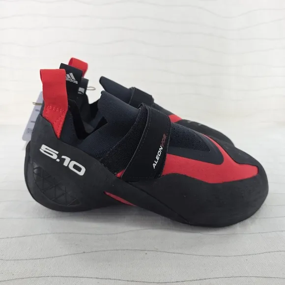 Adidas Mens Five Ten 5.10 Aleon Climbing Shoes Black Red BC0861 Size 11.5 NEW