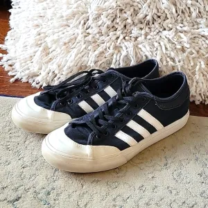 Adidas Men's Matchcourt Skateboarding Sneakers in Black