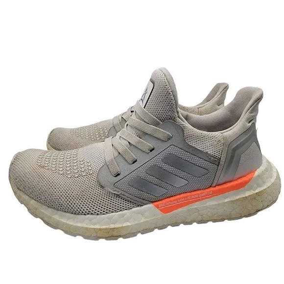Adidas NASA Ultra Boost Kids Size 1 Gray Low Top Lace Up Athletic Shoes - FZ2927