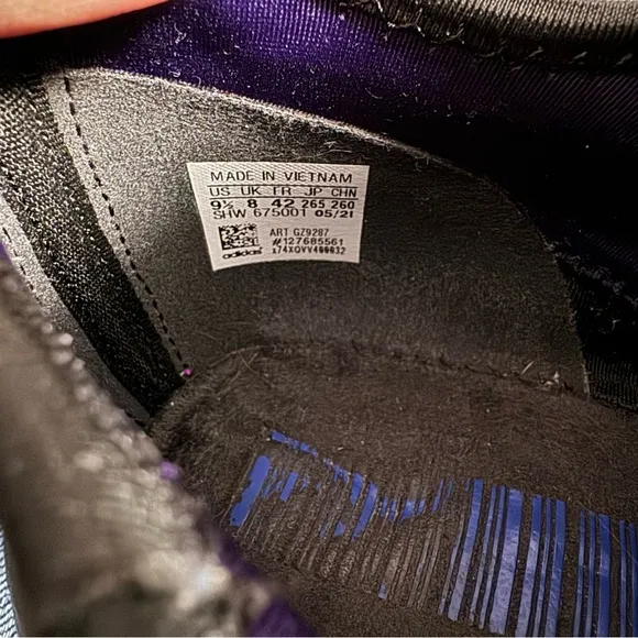 Adidas NMD_R1 SPECTOO Women’s Black Dark Purple Shoes #GZ9287 Size 9.5