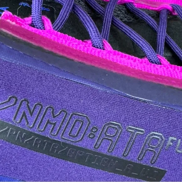 Adidas NMD_R1 SPECTOO Women’s Black Dark Purple Shoes #GZ9287 Size 9.5