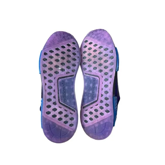 Adidas NMD_R1 SPECTOO Women’s Black Dark Purple Shoes #GZ9287 Size 9.5