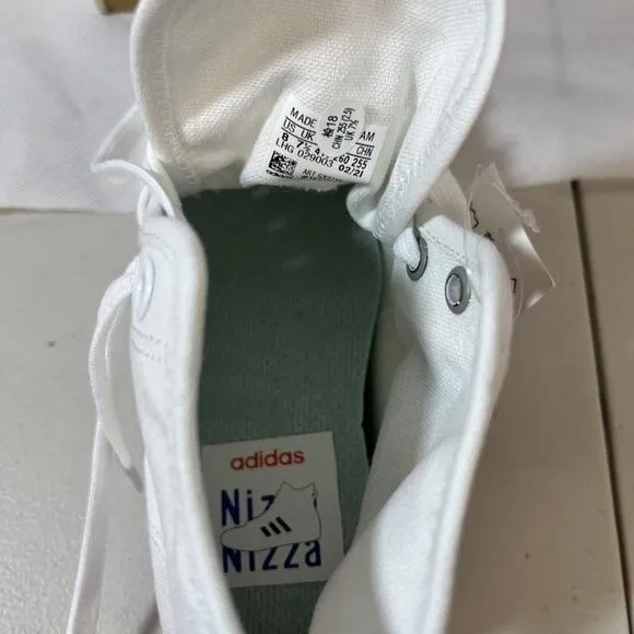 Adidas original  Nizza HI RF men’s shoes GX2712 size 8 new nwt Hi top logo print