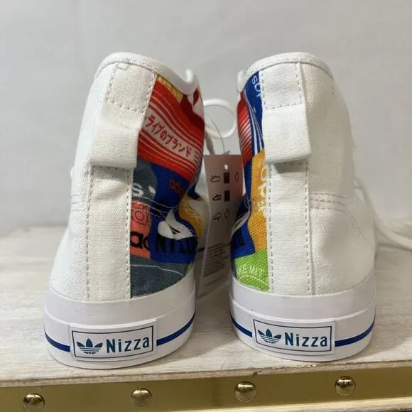 Adidas original  Nizza HI RF men’s shoes GX2712 size 8 new nwt Hi top logo print