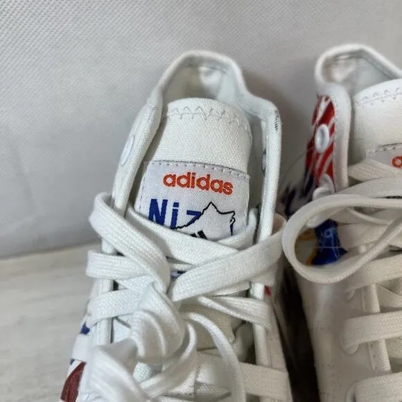 Adidas original  Nizza HI RF men’s shoes GX2712 size 8 new nwt Hi top logo print