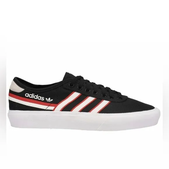 Adidas Originals Delpala Mens Casual Skate Shoes Core Black Cloud White 9