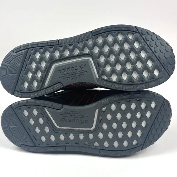Adidas Originals NMD V3 Black Solar Orange Athletic Shoes Sneakers FZ6497