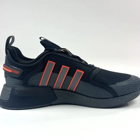 Adidas Originals NMD V3 Black Solar Orange Athletic Shoes Sneakers FZ6497