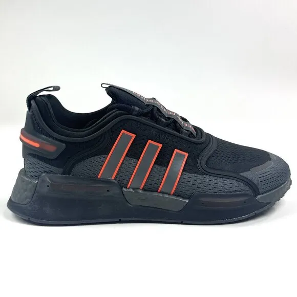Adidas Originals NMD V3 Black Solar Orange Athletic Shoes Sneakers FZ6497
