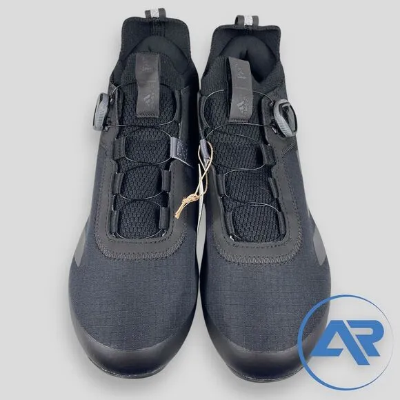 adidas Parley x The Road BOA Black Cycling Shoes Men's Size 9.5 GW6266