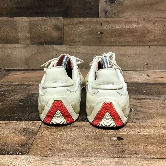 Adidas PUIG mens shoes size 8.5 US cream yellow orange red skate