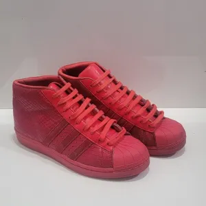 Adidas Red High-Top Sneakers
