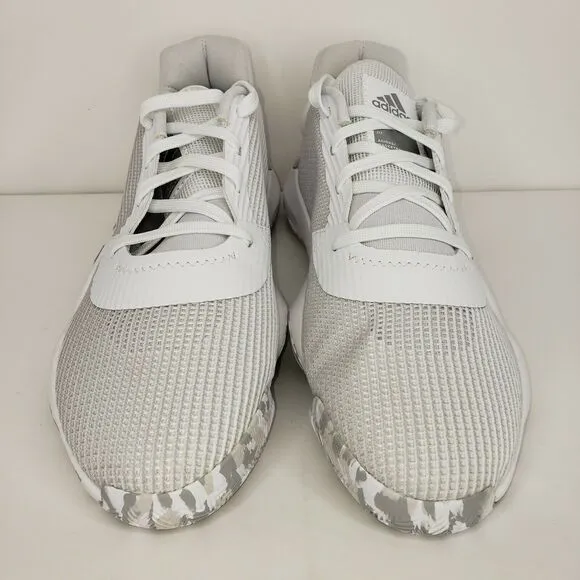Adidas Sm Pro Bounce Men's White Gray Low Top Shoes EF9663 Size 13 NEW🛒