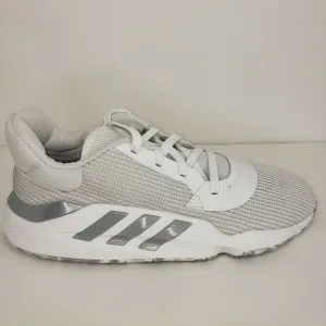 Adidas Sm Pro Bounce Men's White Gray Low Top Shoes EF9663 Size 13 NEW🛒