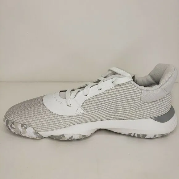 Adidas Sm Pro Bounce Men's White Gray Low Top Shoes EF9663 Size 13 NEW🛒