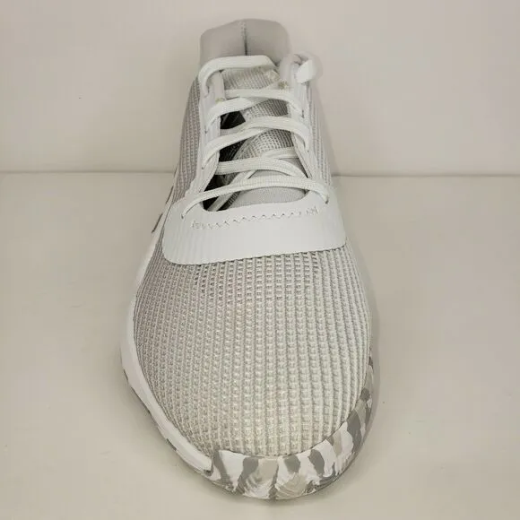 Adidas Sm Pro Bounce Men's White Gray Low Top Shoes EF9663 Size 13 NEW🛒