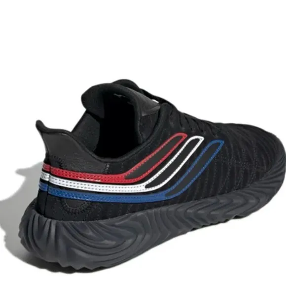 ADIDAS Sobakov Black Royal Scarlet EE5623 Sneakers Shoes Size 8 Mens 9.5 Womens