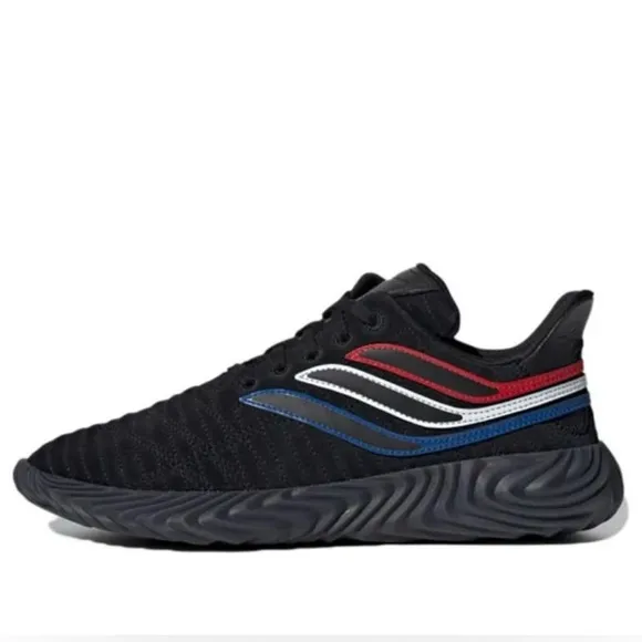 ADIDAS Sobakov Black Royal Scarlet EE5623 Sneakers Shoes Size 8 Mens 9.5 Womens