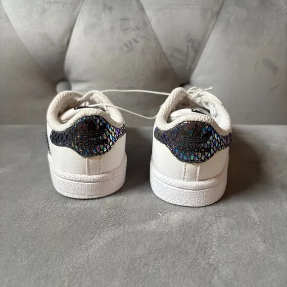 Adidas‎ Superstar Snake White Metallic TD Toddler Sneaker Shoes Size 6K NEW