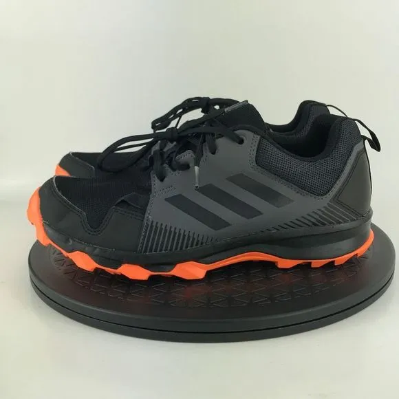 Adidas Terrex Tracerocker Black/Orange Trail Running Shoes AC7948 Men's Size 7