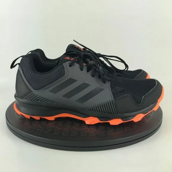 Adidas Terrex Tracerocker Black/Orange Trail Running Shoes AC7948 Men's Size 7