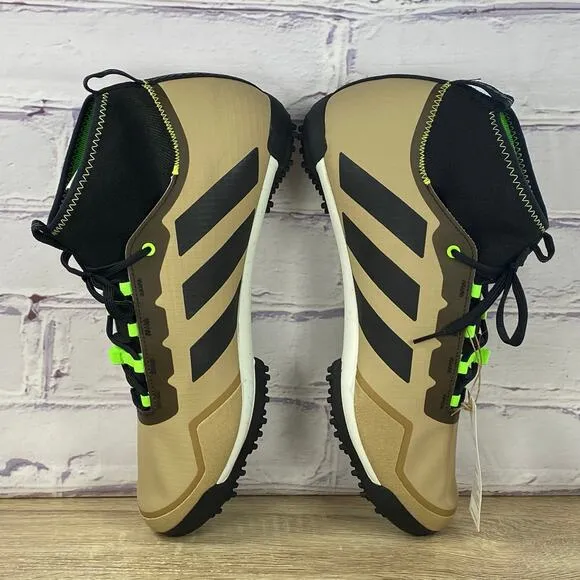 Adidas The Gravel Shoe Men's Size 11.5 Cycling Shoes Tan Brown Bike GX1664 NEW